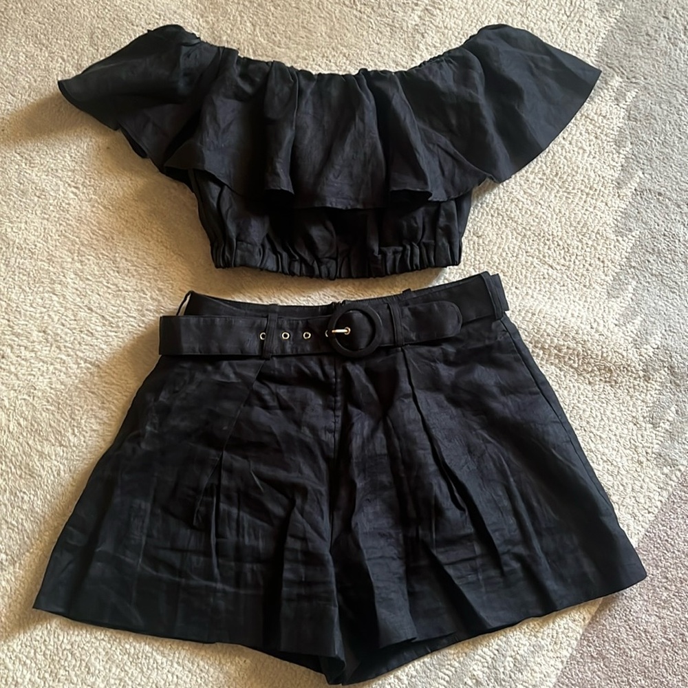 Banana Republic Linen Short Set